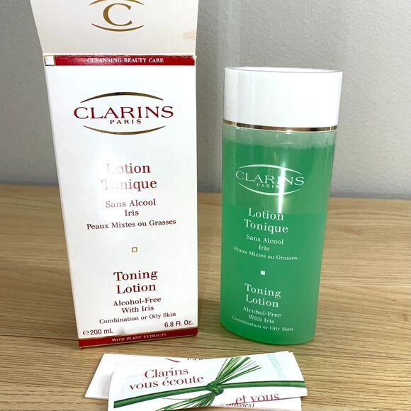 Clarins Paris Toning Lotion 400ml/13.5oz with Iris Alcohol-Free Sealed in Box - Picture 5 of 6